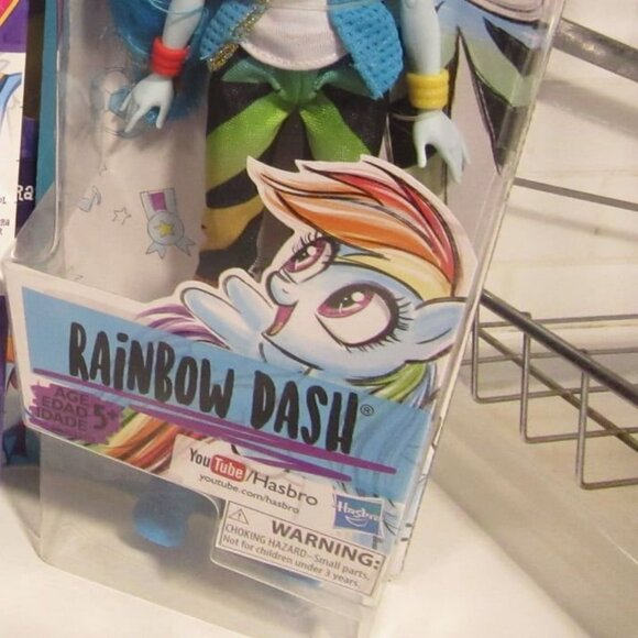 Rainbow Dash new in box my little pony eqiestria girl doll NIB never used - Picture 3 of 5